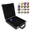 Scatola porta palline da biliardo Snooker Custodia da trasporto per biliardo Accessorio con maniglia per il trasporto