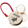 Fieldwork Women's Analog Pocket Watch with 1.5x Magnifying Glass and Strap, Moomin Embroidered Hang Watch, Little My, White, MOM015-1