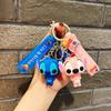 Cute Silicone Doll Keychain For Car And Bag Decoration
