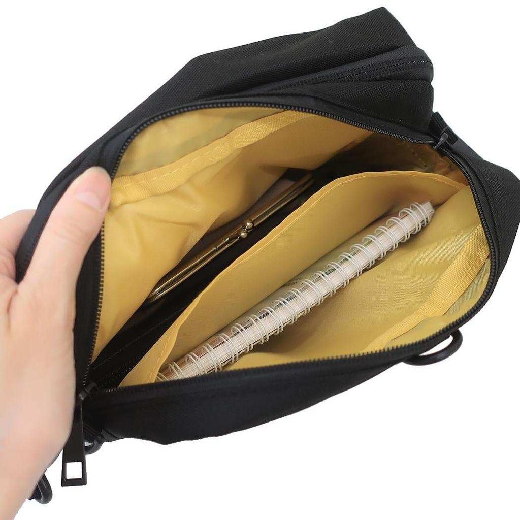 Marimo Craft Disney CATCH ME Series Shoulder Bag, Yellow, Mickey Mouse, Approx. W200 x H200 x D100mm, MIC-015