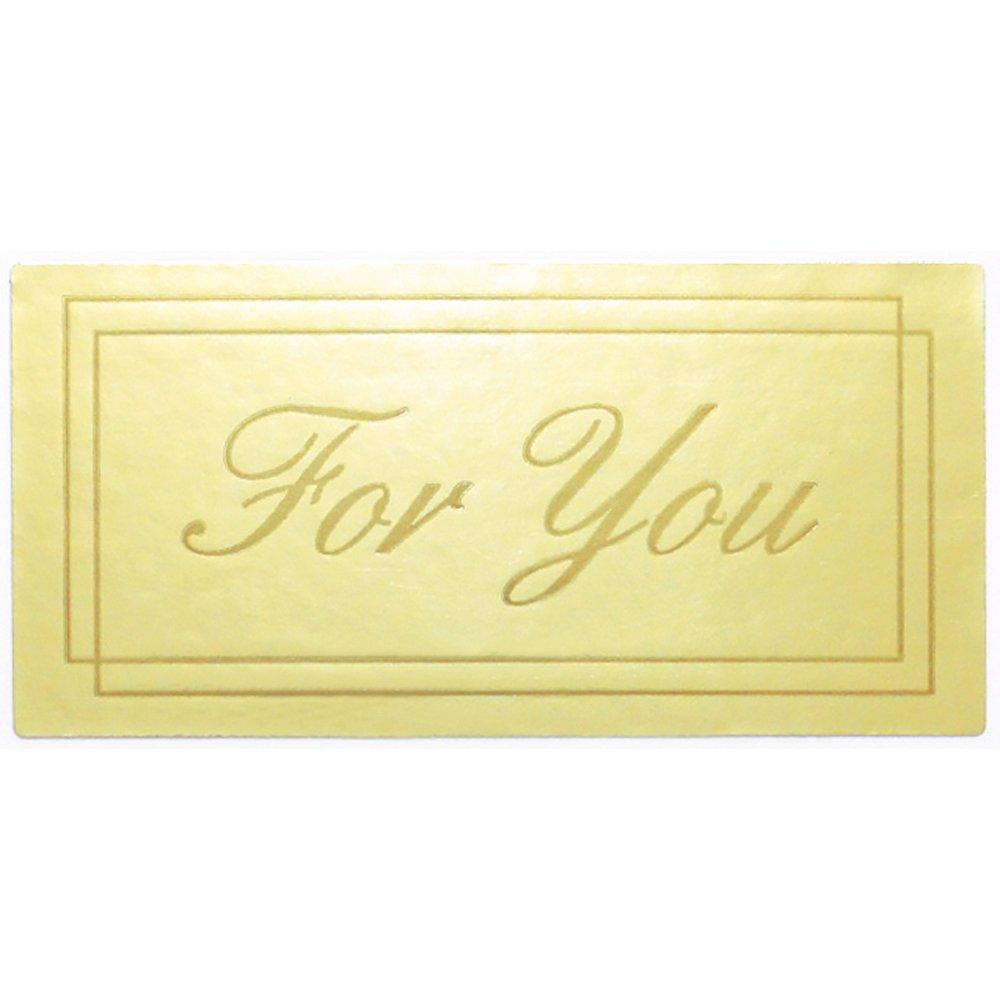 

Подарочная лента Taka Brand Ad Tape For You 21-86 H22×W45 мм золотой