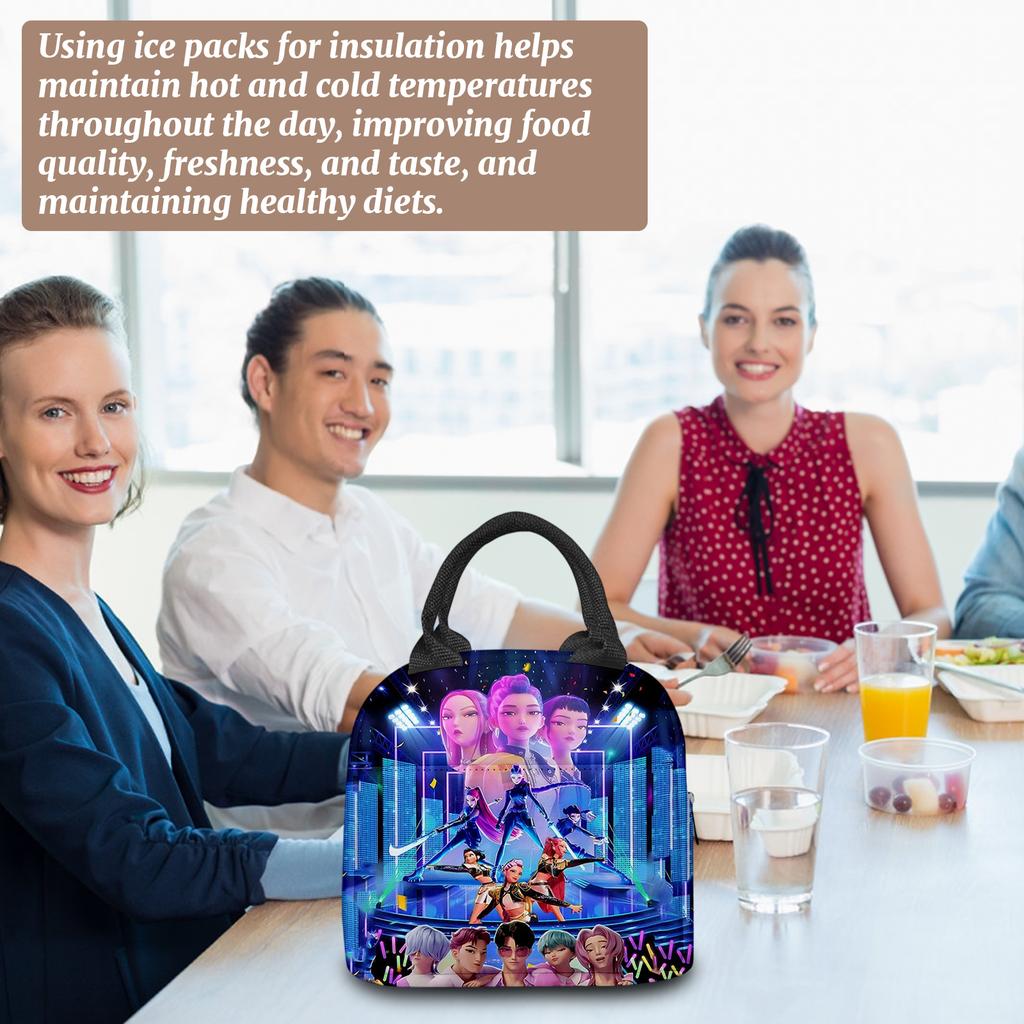 Personalized Printed Lunch Bag, Fashionable Handbag