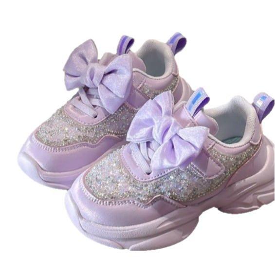 Girls shoes sports shoes 2025 spring and autumn new children's casual shoes little girl spring pink foreign style dad shoes