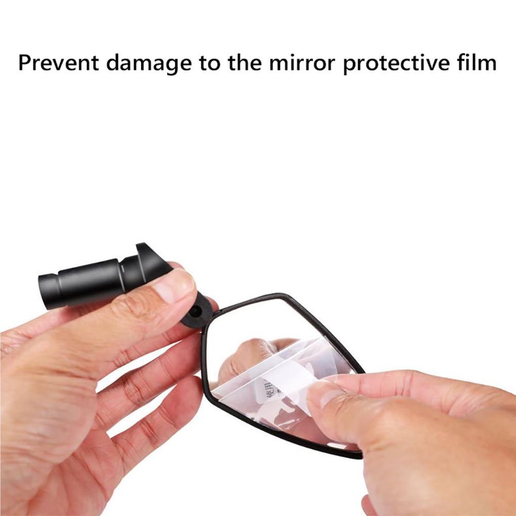 2PCS High-definition Bike Mirror 360 Rotation Adjustable Lightweight Rearview Mirror with 2 Wrenches Glass Mirrors Outdoor