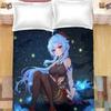 Game Genshin Impact Chongyun Bedding Set Bedroom Soft Modern Bedspreads Comefortable Kids Duvet Cover Quilt Cover And Pillowcase