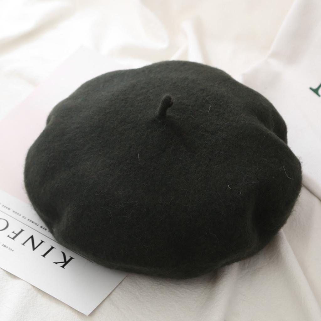 Woolen Beret, Fashionable And Warm Retro Hat