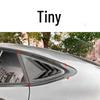 Rear Quarter Window Louvers for 16-22 Mercedes Benz GLC Coupe C253, 1 Pair
