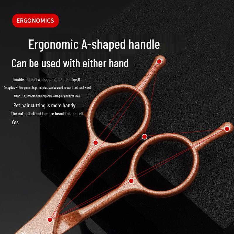 7-inch Curved Pet Grooming Scissors Set for Dogs – Popular Trimming Tools Collection