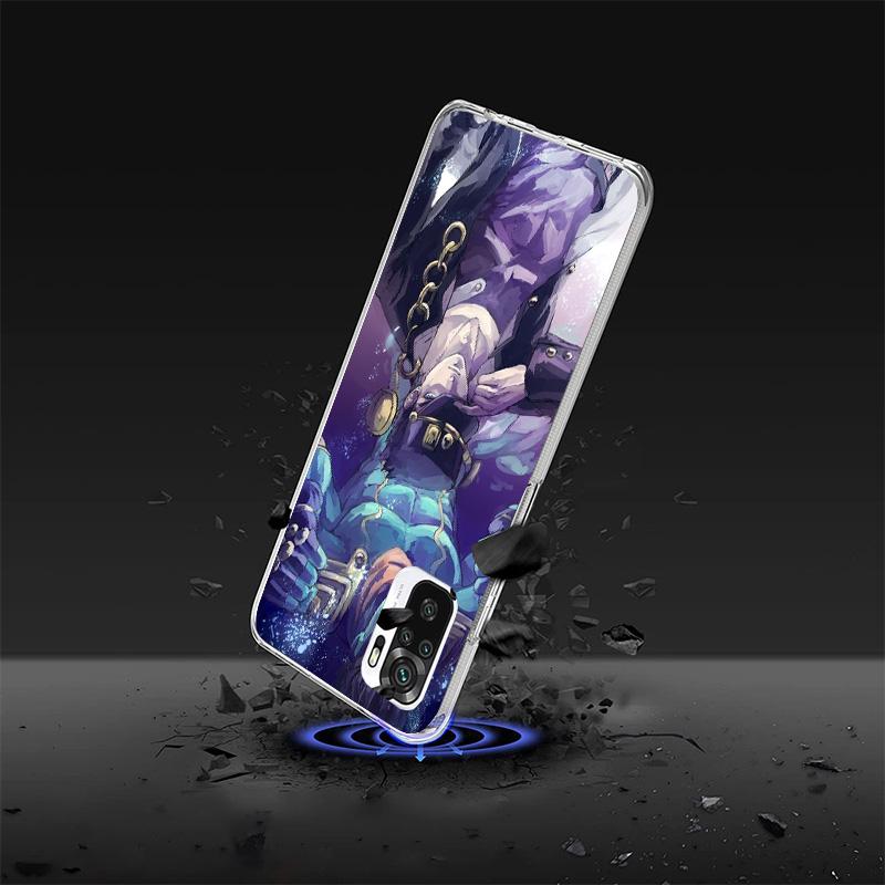 JoJo Bizarre Adventure Phone Case For Xiaomi Redmi Note 15 14 13 12S 12 11 Pro Plus 14S 11S 11E 10 10S 11T 5G Personalized Cover