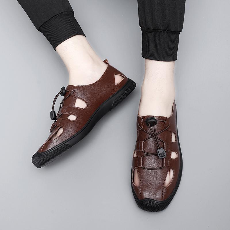 Summer Men Shoes Comfortable and breathable Men Sandals Outdoor Male Beach  Sandals Travel Comfort Walking Shoes New models