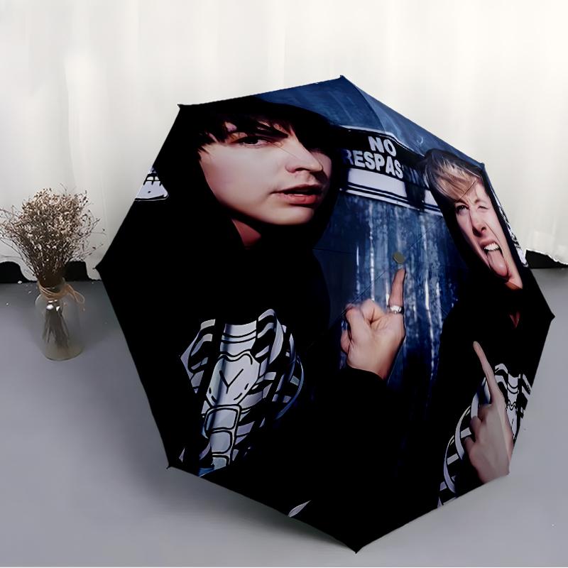 Printed Sam and ColbyPrinted Folding Umbrella,Outdoor,Leisure,And Travel Umbrella,Durable Umbrella Fabric,Birthday And Holiday Gift