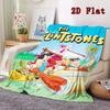 The Flintstones 2D Flat Pattern Flannel Blanket High Quality All Seasons Warmth and Comfort Perfect for Christmas Gifts.NMT0928526