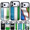 Usbekistan Flagge Wappen Handyhülle für iPhone 17 Air 16e 15 14 13 Pro Max Rückabdeckung für 12 11 Pro Hülle
