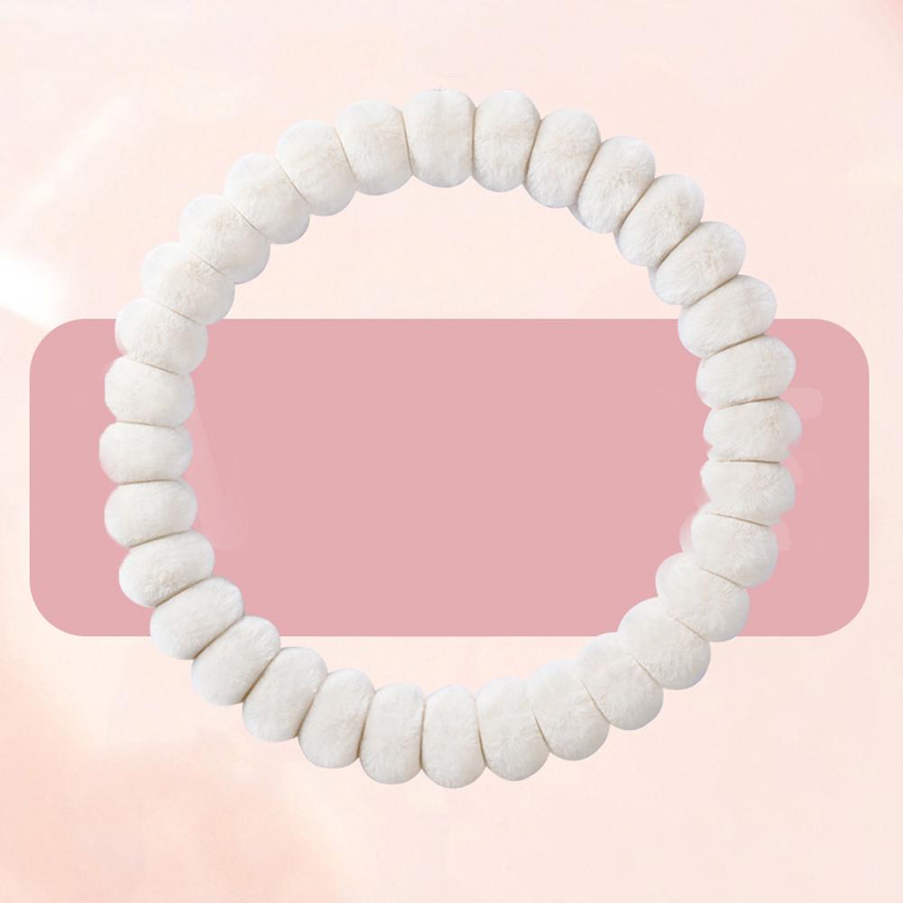 Winter Flauschige Lenkradabdeckung mit Weichem Schleifendesign für ein Warmes und Komfortables Fahrerlebnis bei Kaltem Wetter