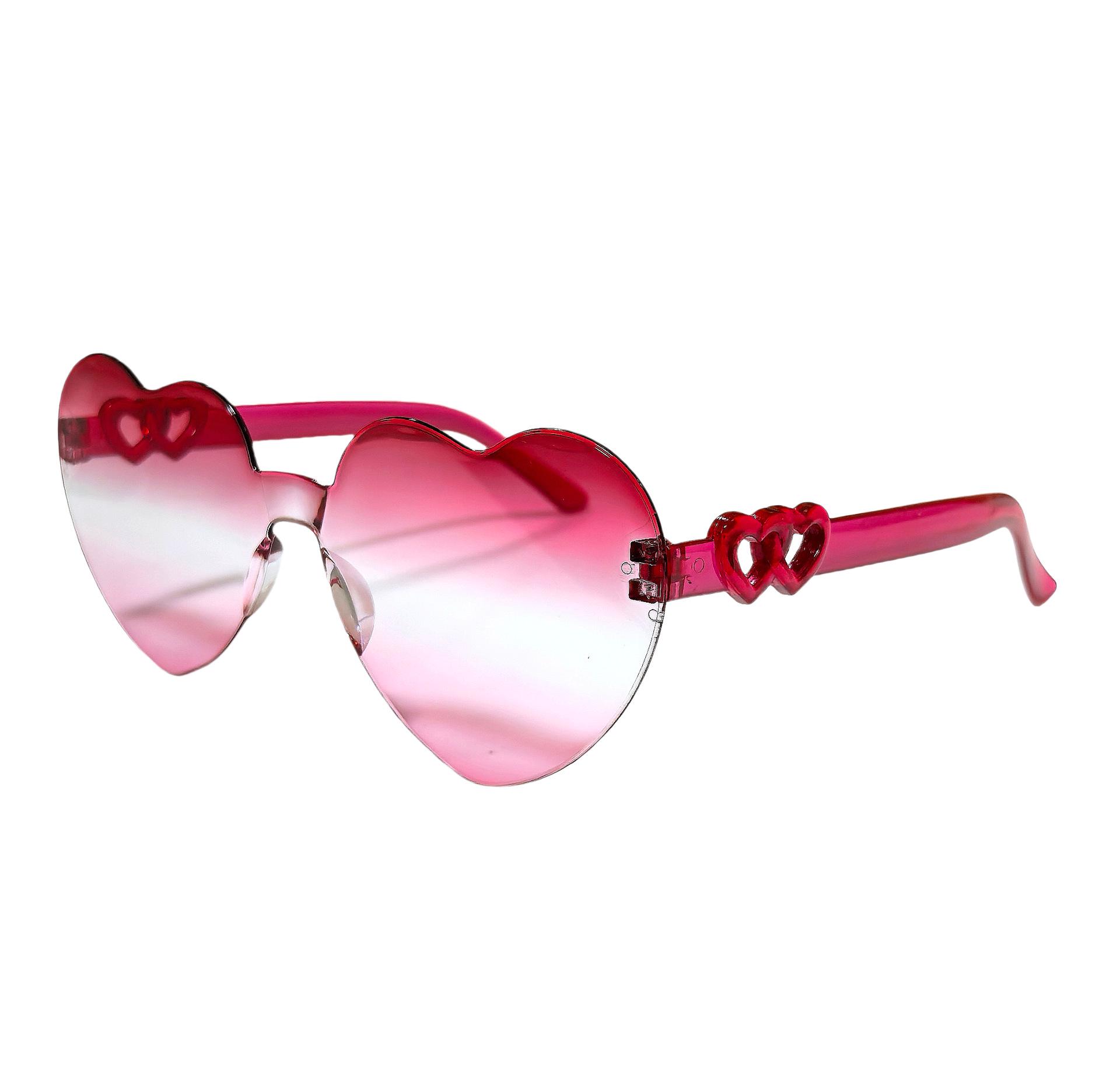Солнцезащитные очки-желе в форме сердца: Персонализированные очки в форме сердца для мужчин и женщин