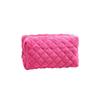Plush Travel Toiletry Bag With Zipper For Women Storage Organizer