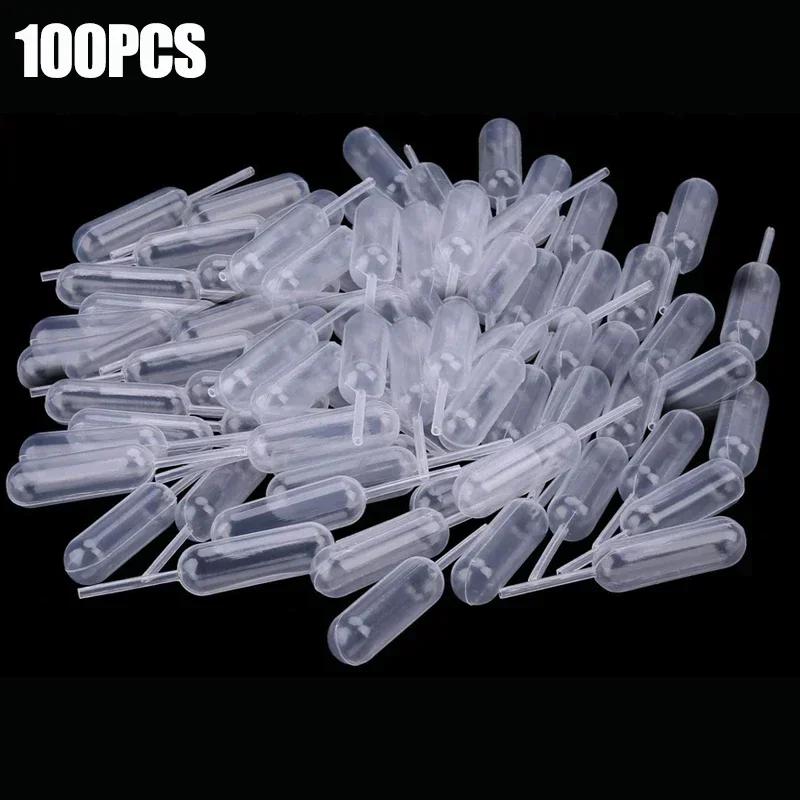 200Pcs 4ml Disposable Mini Jam Dropper Cupcake Sauce Squeeze Transfer Pipettes Dropper Dessert Stuffed Cake Decor Cake Syringe