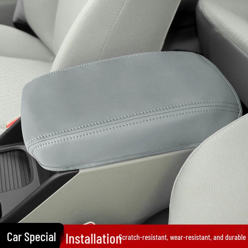 Honda Civic 12-15 Armrest Box Cover - 9th Gen Leather Center Console Cover