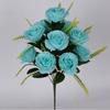 12 Heads Valentine's Day Flowers Mini Crystal Grass Bouquet Real Happy Silk Flower  Home Decorative