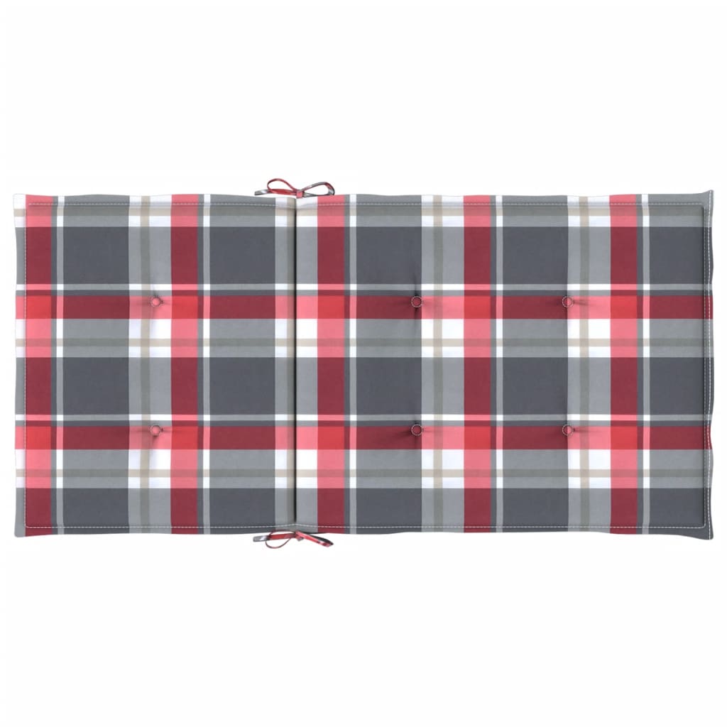 Garden Chair Cushions for Low Back Chairs 4 Pcs 100 X 50 X 3 Cm