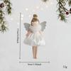 Christmas Decorations Ballet Angel Doll Plush Toy Cute Girl Ornament Tree Curtain Pendant Gift for Kids New Year