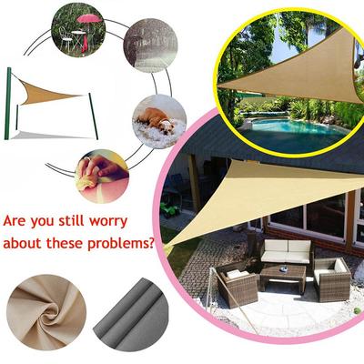 Outdoor Sunshade Triangular Canopy Waterproof Sunshade Sunshade Canopy Viewing Canopy Outdoor Camping Home and Travel Supplies