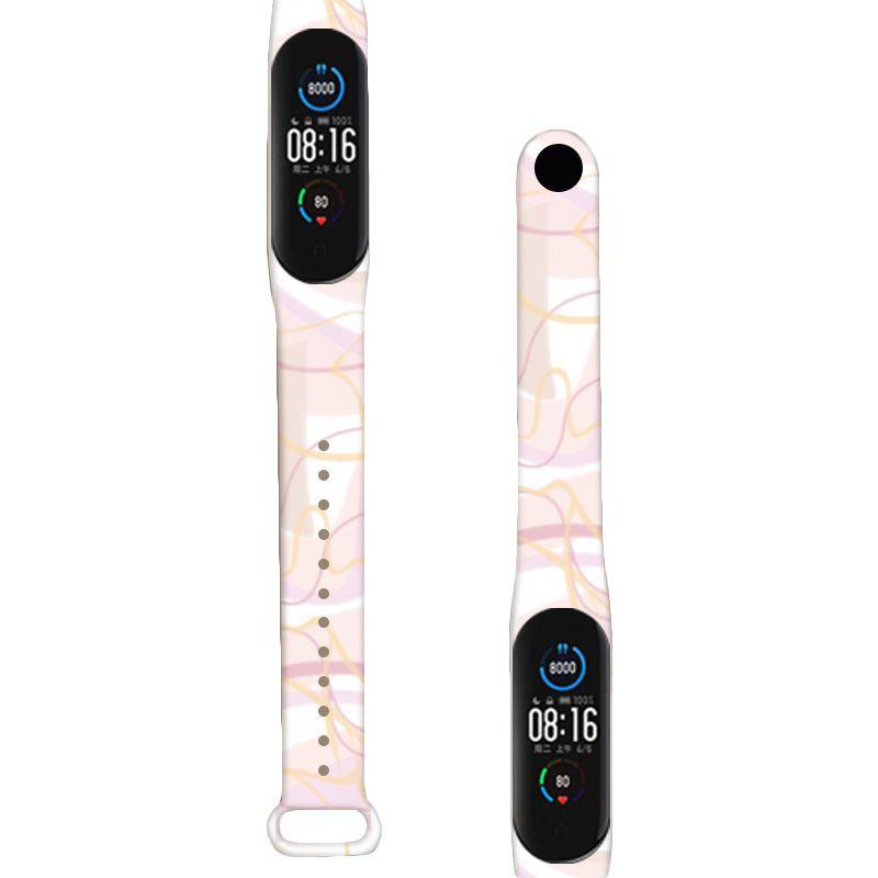 Replace Your Wristband With This Morandi Graffiti Strap For Xiaomi Mi Band 3/4/5/6