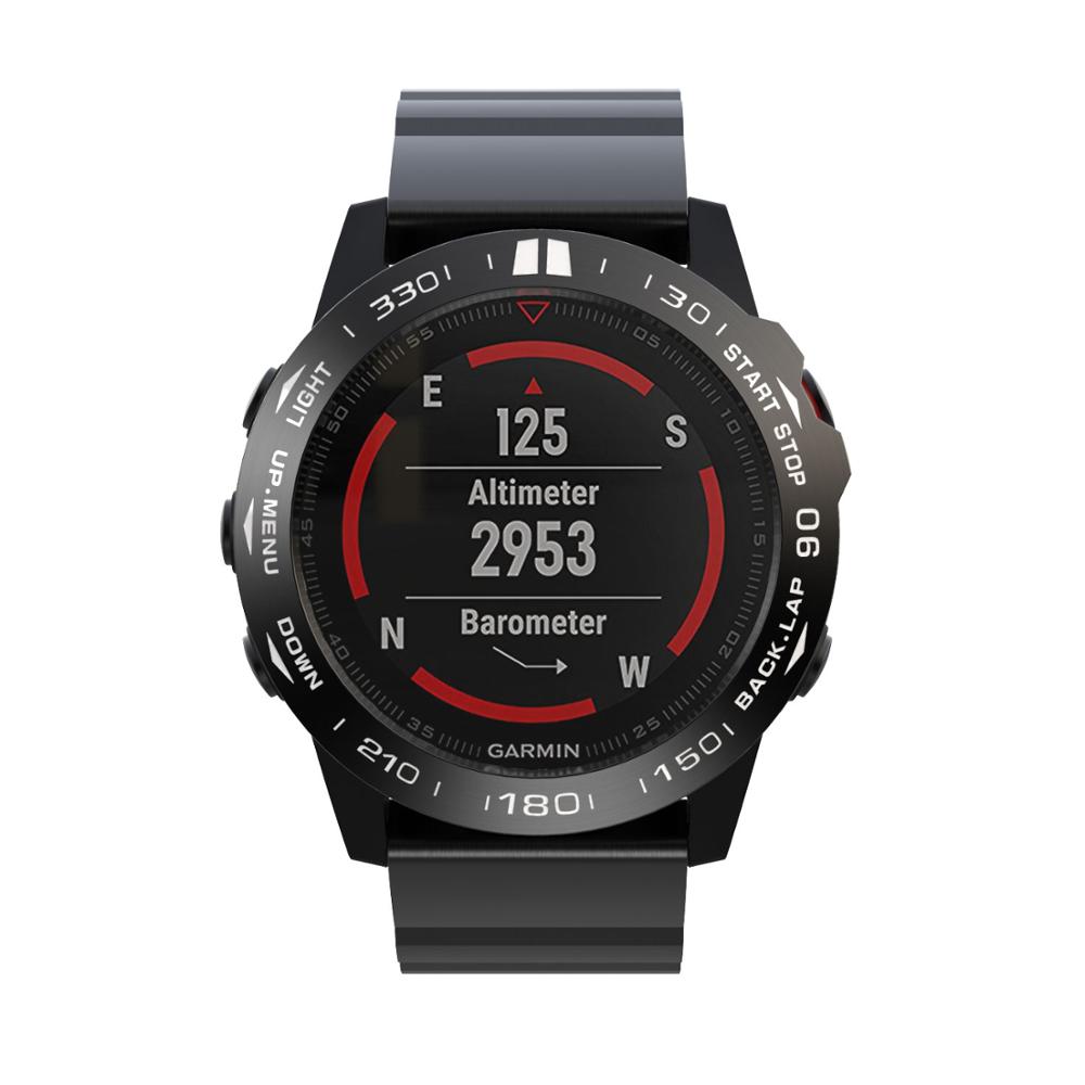 Bezel Ring Styling Frame Case for Garmin Fenix 5x 5x Plus 3 3HR Smart Watch Stainless Steel Cover Anti-scratch Protection Ring