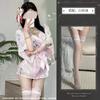 Sexy pajamas plus size Japanese kimono suit small chest erotic underwear seduction flirting hot bed passion uniform