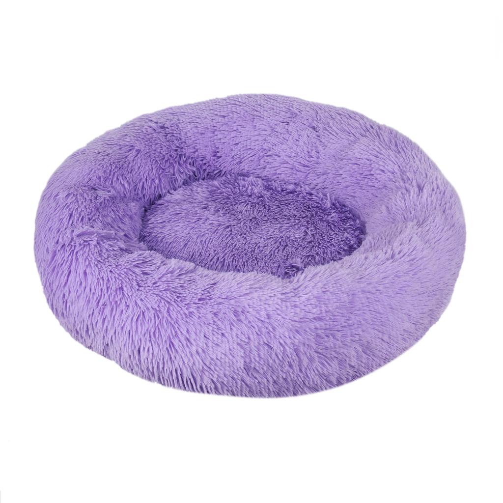 Cama redonda para mascotas de 40 a 80 cm para perros grandes, cama súper suave para gatos, casa de felpa larga para perros medianos, cama cálida para dormir en invierno