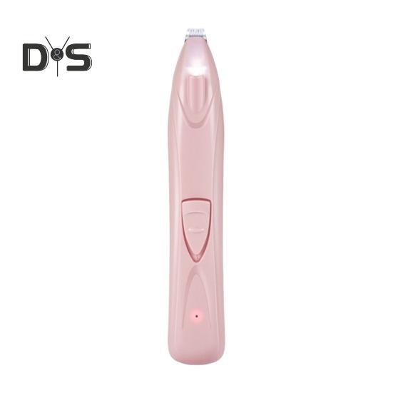 Electric Pet Hair Trimmer USB Rechargeable Dog Clipper with LED Light Quiet Pet Claw Trimmer for Cats Dogs Paws Face Ears