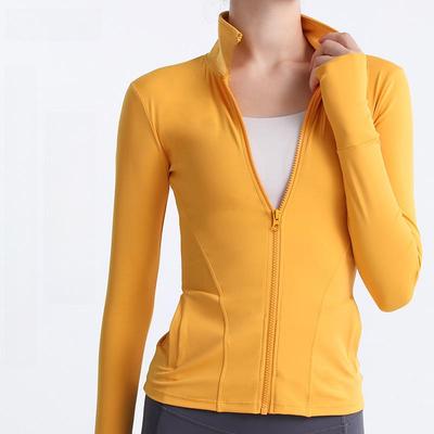 Lulu Damen Frühjahr/Sommer 2025 Yogajacke – Sport-Cardigan mit Reißverschlusstasche für Laufen und Fitness