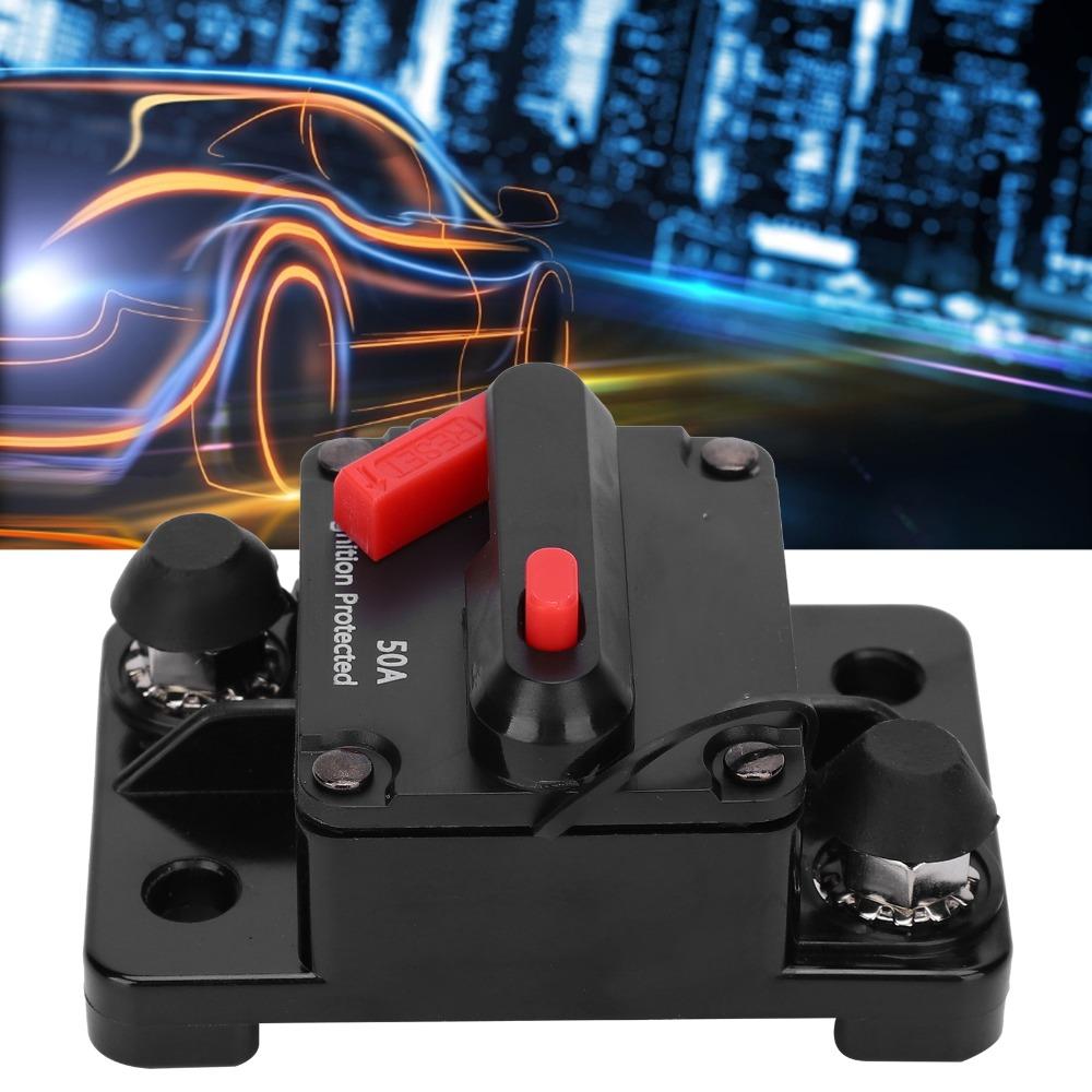 Elektrická ochrana DC12‑42V Jistič 50A-300A Vodotěsný design Automatický spínač Držák pojistky Držák pojistky Elektronické systémy
