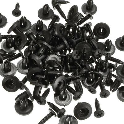 Push Pin Clips Accessories Car Exterior Mouldings 6mm Hole Dia Fastener