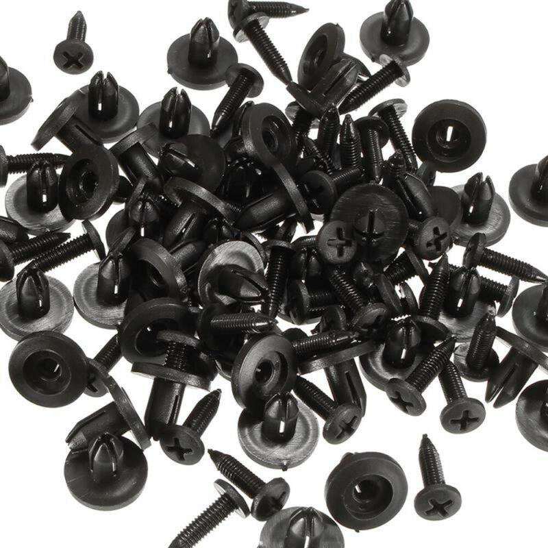 Push Pin Clips Accessories Car Exterior Mouldings 6mm Hole Dia Fastener