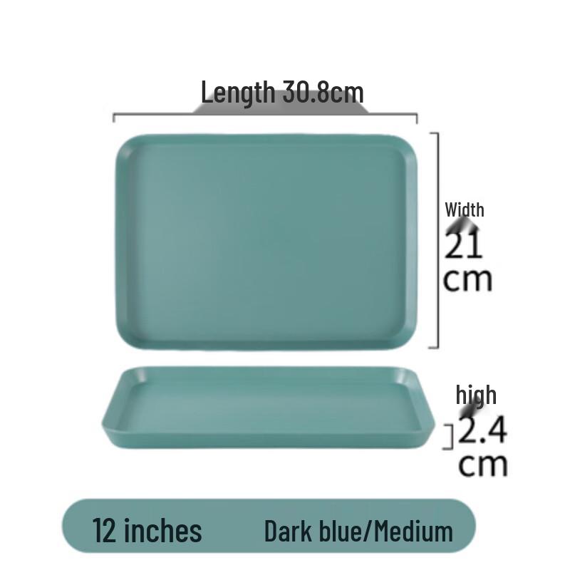 Nordic Style Melamine Rectangular Serving Tray