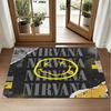 Nirvana Design Crystal Velvet Rug Soft Decorative Mat for Bedroom Entrance