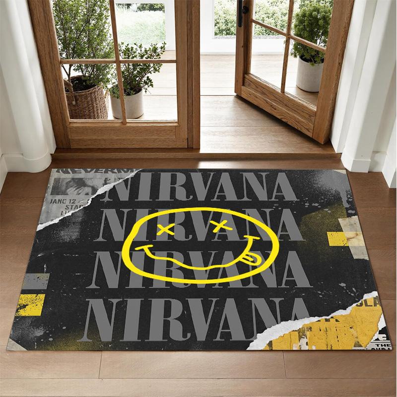 Nirvana Design Crystal Velvet Rug Soft Decorative Mat for Bedroom Entrance