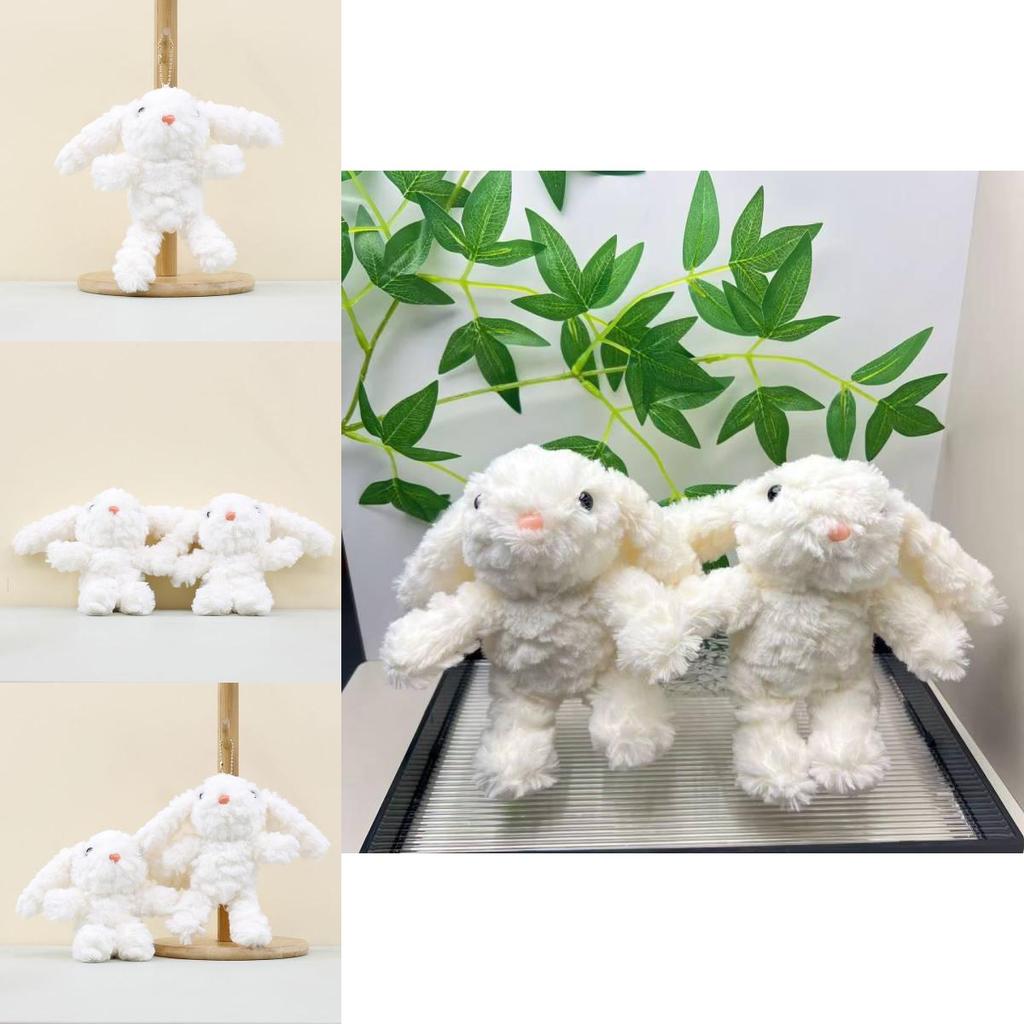 Cute Cartoon Long Ear Bunny Rabbit Plush Toy Keychain Perfect For Kids Collectors