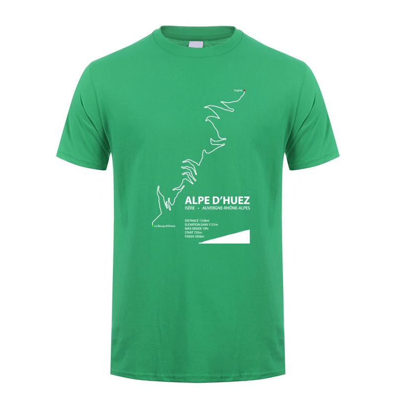 Alpe D Huez T Shirt Unisex Unisex Streetwear Tops Summer Short Sleeve Cotton Birthday Gifts Tshirt Unisex Tees DY148