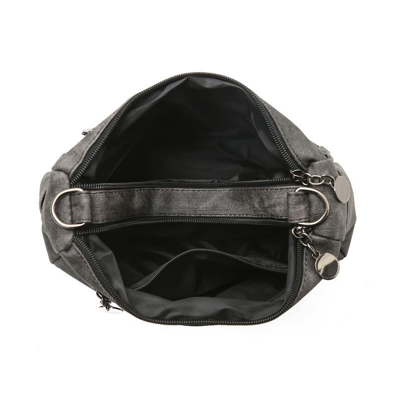 New large-capacity soft leather fashionable and simple shoulder messenger bag women's mother bag