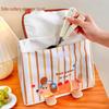 Cartoon Cute Double-Layer Insulated Lunch Bag for Students & Office Workers