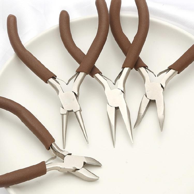 Jewelry Pliers Antislip Hand Tool for Precisions Bending In Beadwork Circuitry and Miniature Model Building