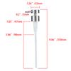 1pc Metal Head Bathroom Liquid Soap Dispenser Toilet Hand Replacement Lotion Shampoo Replacement Pump with Tube for Bathroom