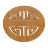 Wooden Double Happiness Cartoon Heat Insulation Mat