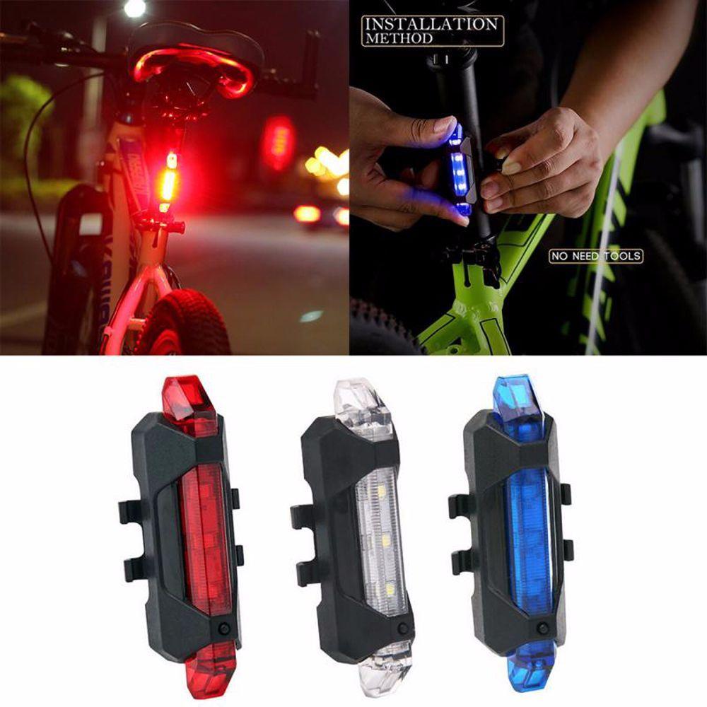 Rear Light Bicycle Lamp USB Charge Bike Lights Bike Rear Taillight Bicycle Lights Taillight Lights