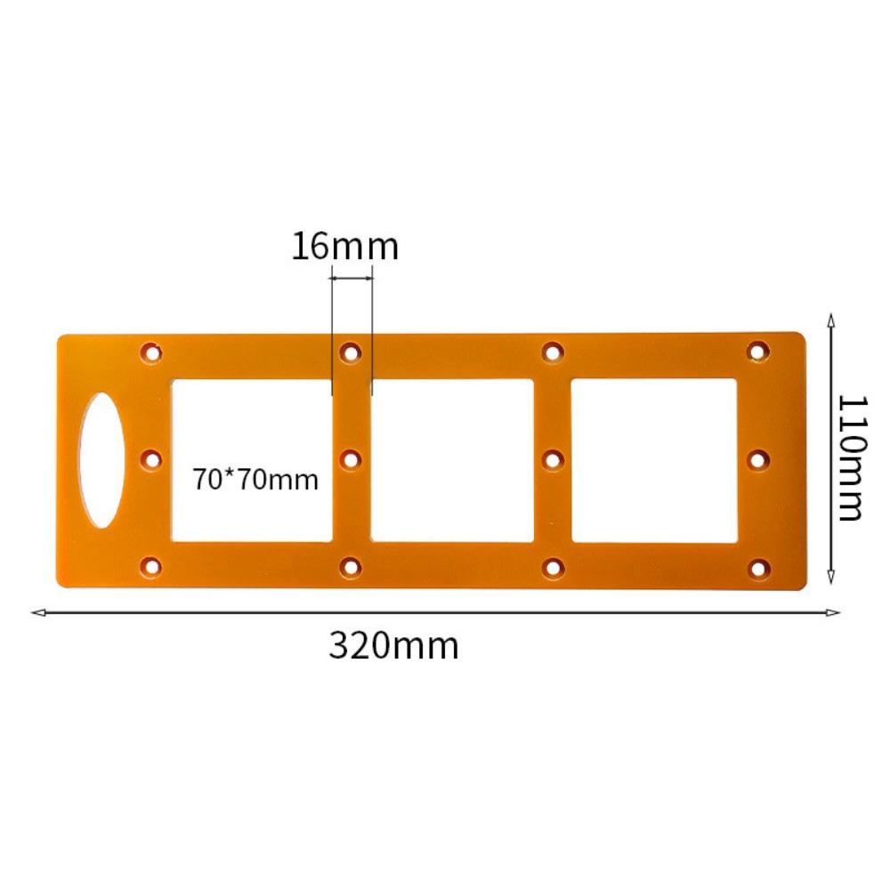 

Шаблон для прорезки квадратных отверстий, гнезда, инструмент для позиционирования открытых отверстий 7*7cm