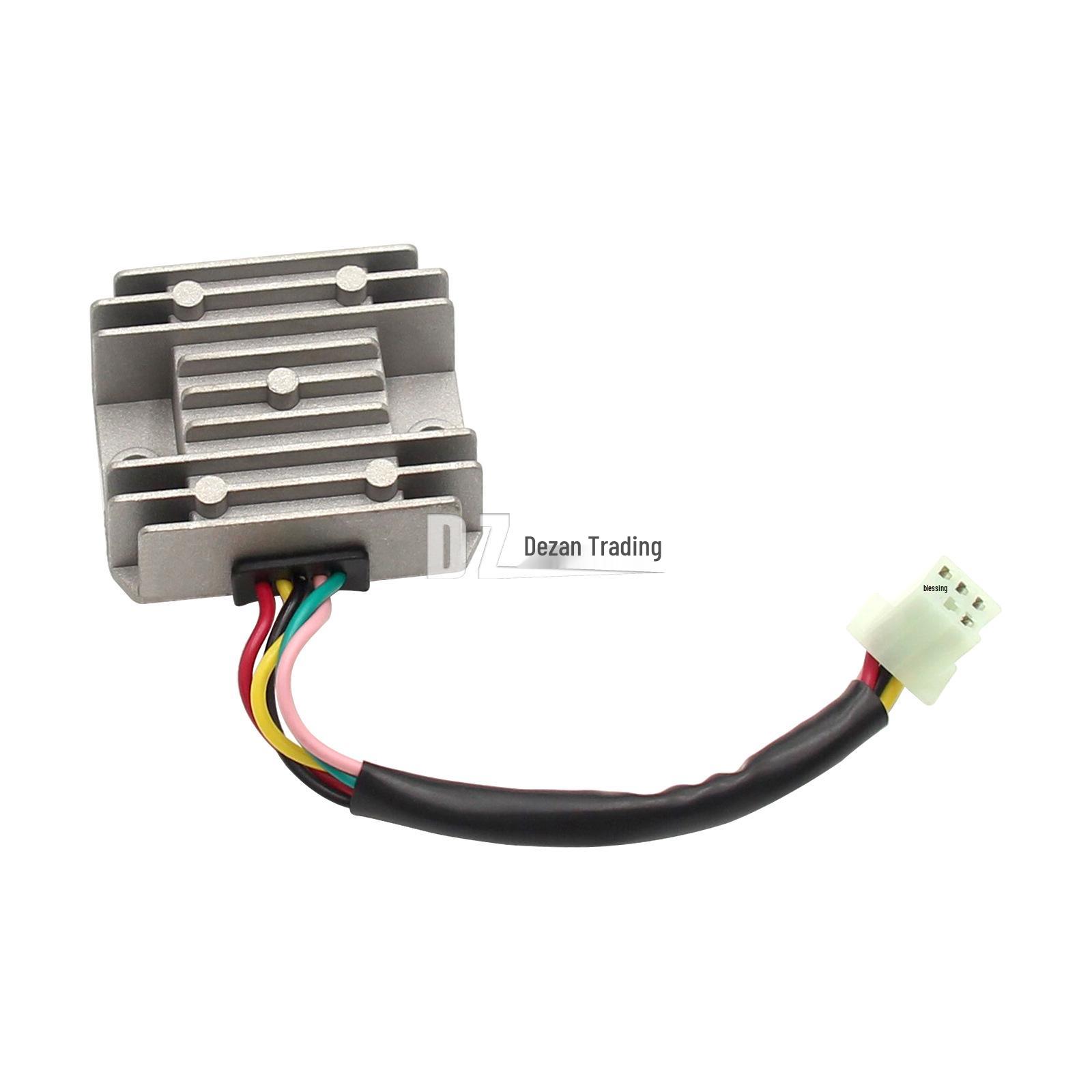 

Off-Road Motorcycle ATV Voltage Regulator Rectifier 12V for 125cc–200cc Engines срібний