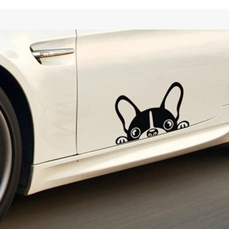 frenchie car decal