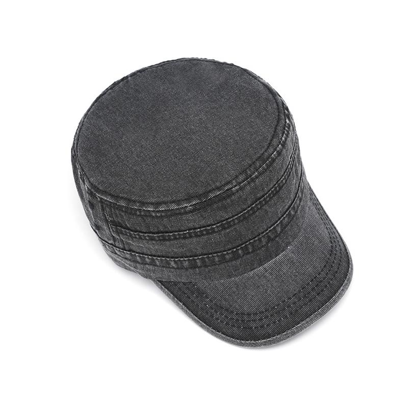 Platt hatt Herr vår sommar sportkeps utomhus solskydd solhatt